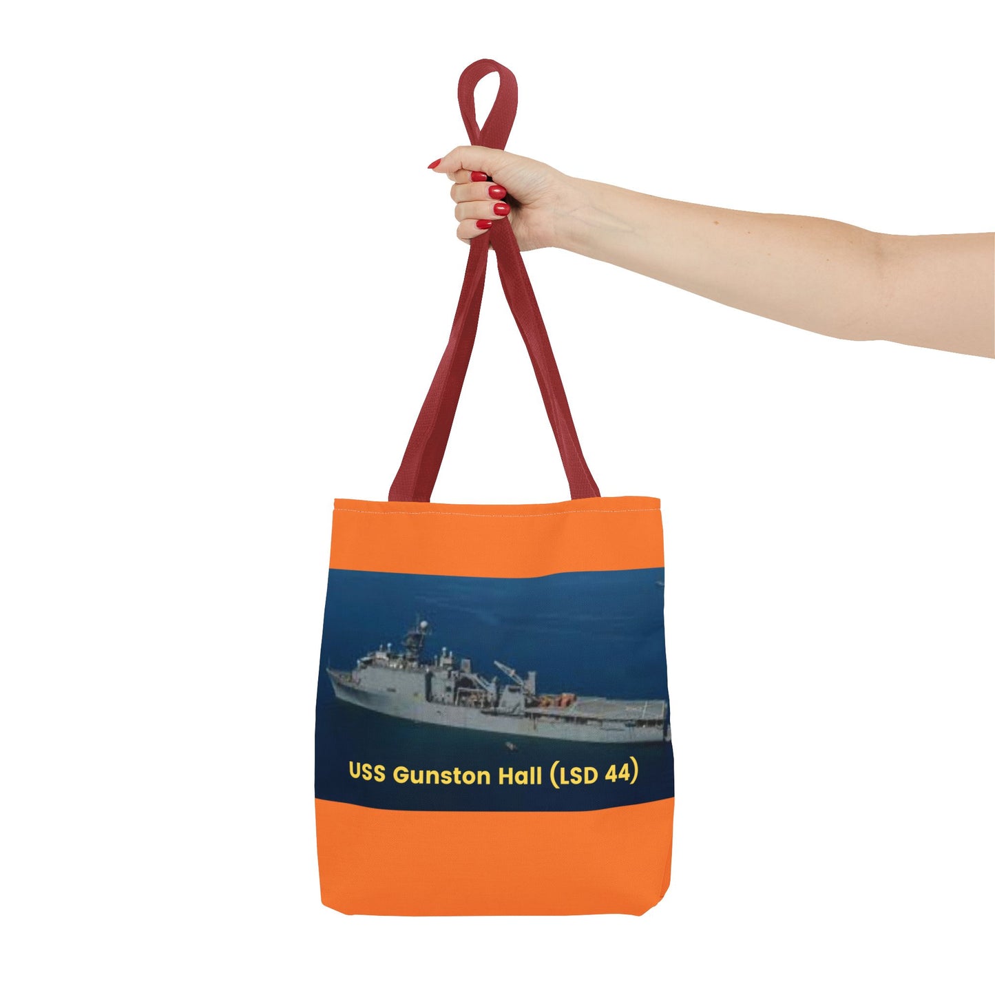 USS Gunston Hall (LSD 44) Navy POD Smileandlaughtees Tote Bag (AOP)