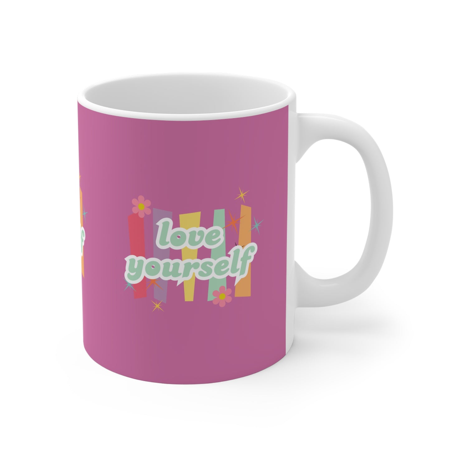 Love Yourself SmileandLaughTees Mug 11oz