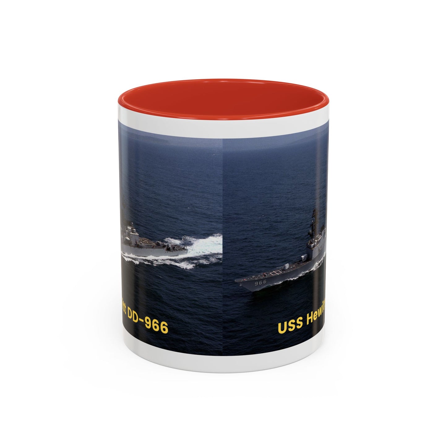 USS Hewitt DD-966 Navy POD Smileandlaughtees Accent Coffee Mug (11, 15oz)