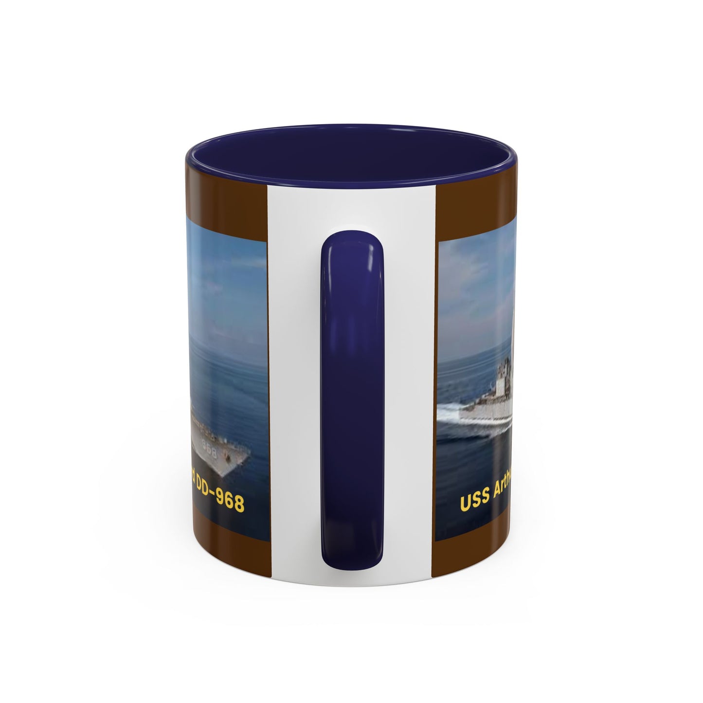 USS Arthur W. Radford DD-968 Navy POD Smileandlaughtees Accent Coffee Mug (11, 15oz)