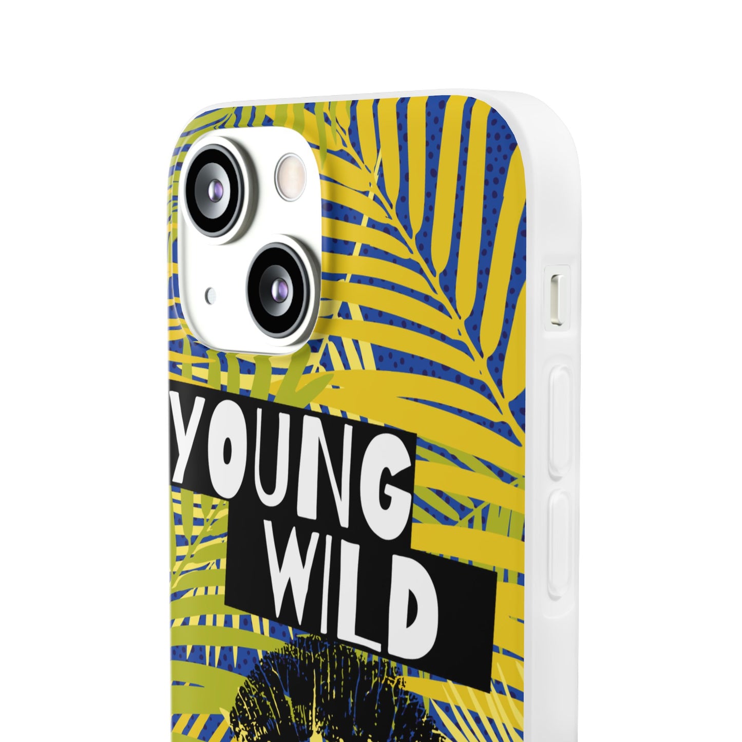 Young Wild Free SmileandLaughTees Flexi Phone Case