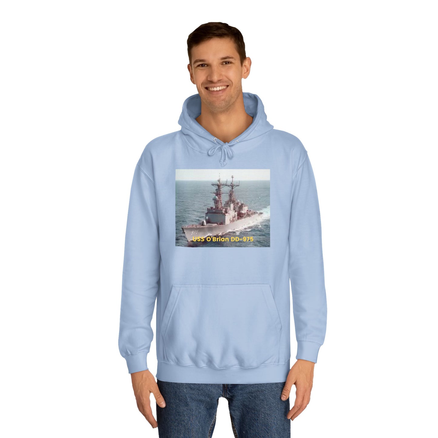 USS O'Brian DD-975 Navy POD Smileandlaughtees Unisex College Hoodie