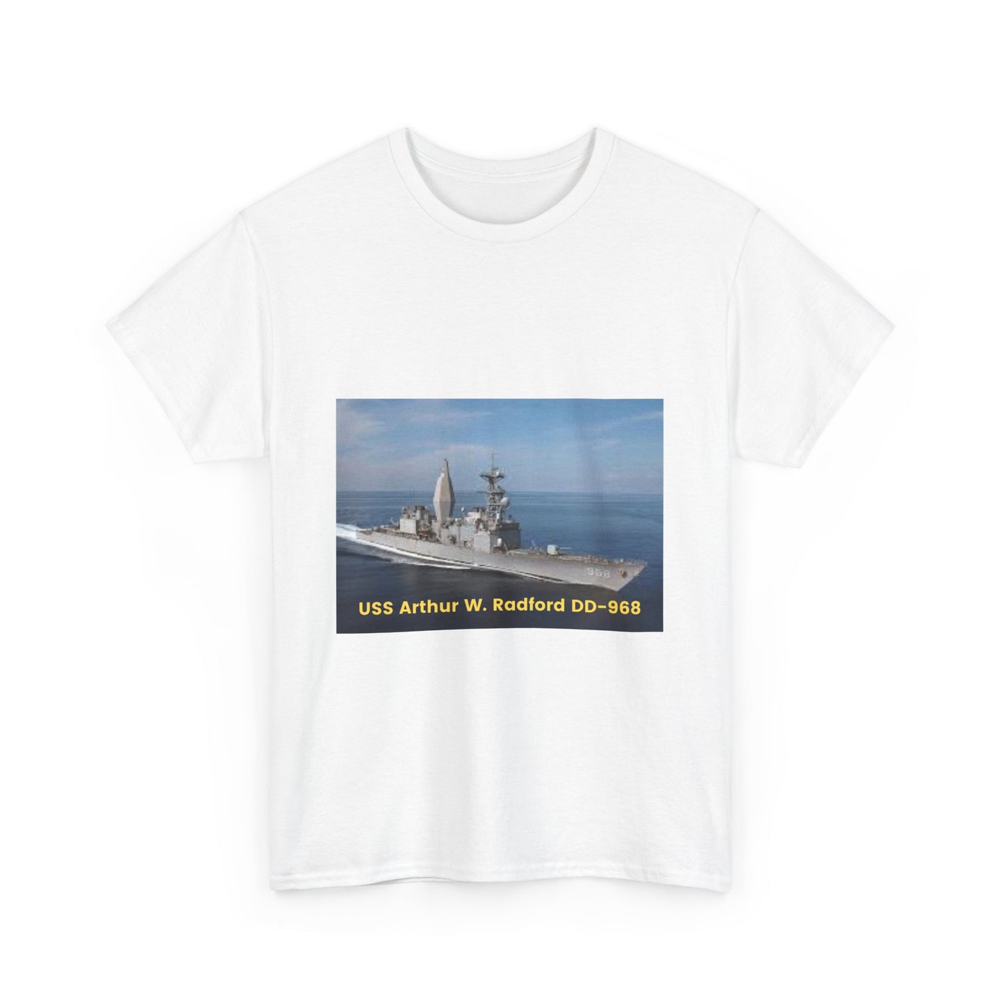 USS Arthur W. Radford DD-968 Navy POD Smileandlaughtees Unisex Heavy Cotton Tee T-Shirt