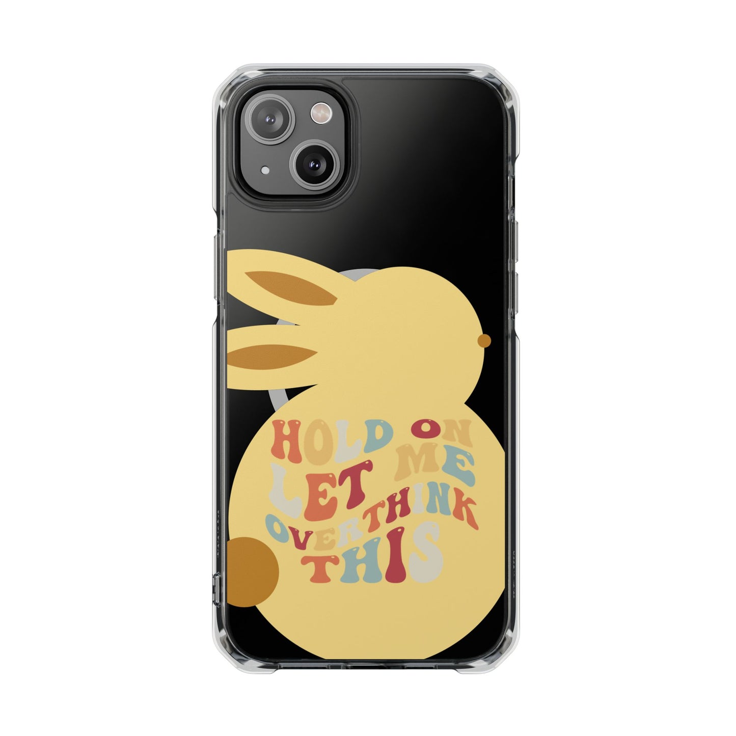 Hold On Let Me Overthink This SmileandLaughTees Clear Impact Phone Case