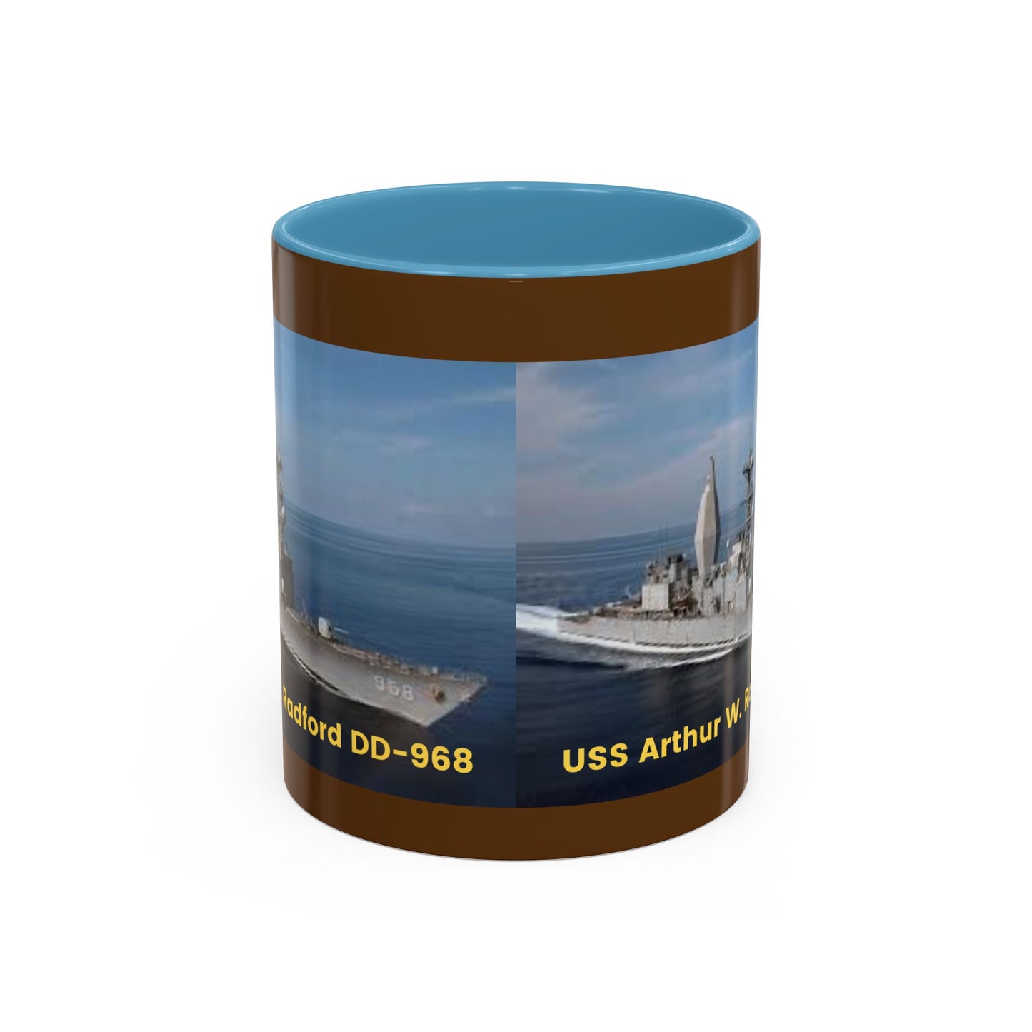 USS Arthur W. Radford DD-968 Navy POD Smileandlaughtees Accent Coffee Mug (11, 15oz)