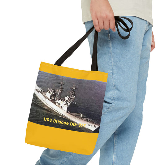 USS Briscoe DD-977 Navy POD Smileandlaughtees Tote Bag (AOP)