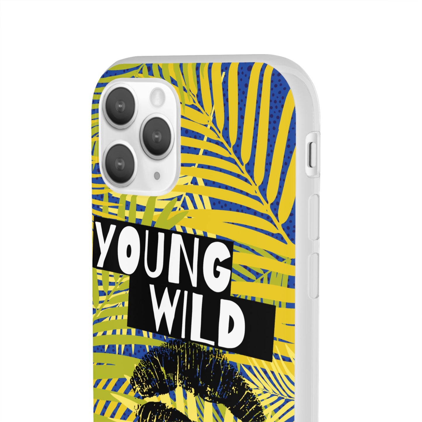 Young Wild Free SmileandLaughTees Flexi Phone Case