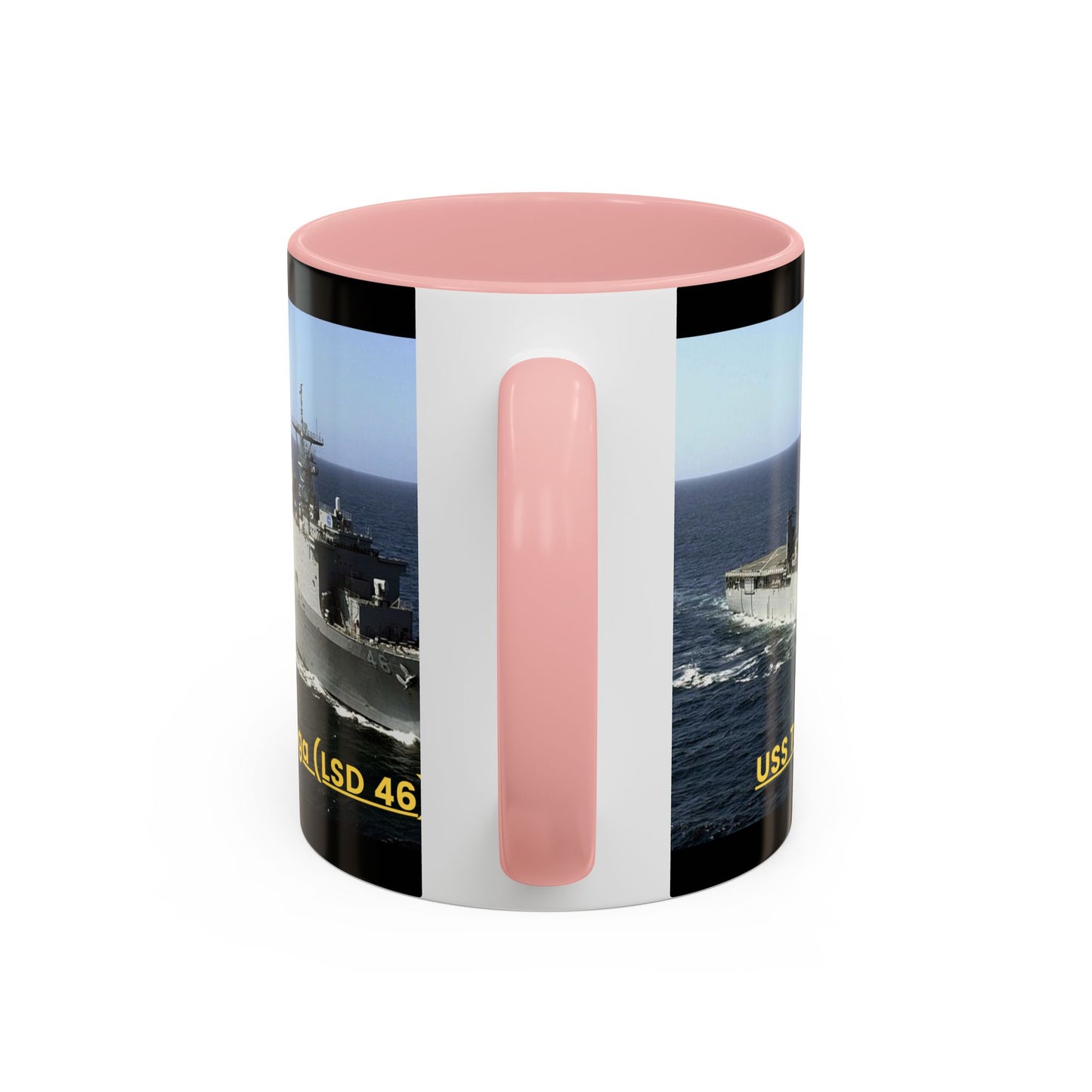 USS Tortuga (LSD 46) Navy POD Smileandlaughtees Accent Coffee Mug (11, 15oz)