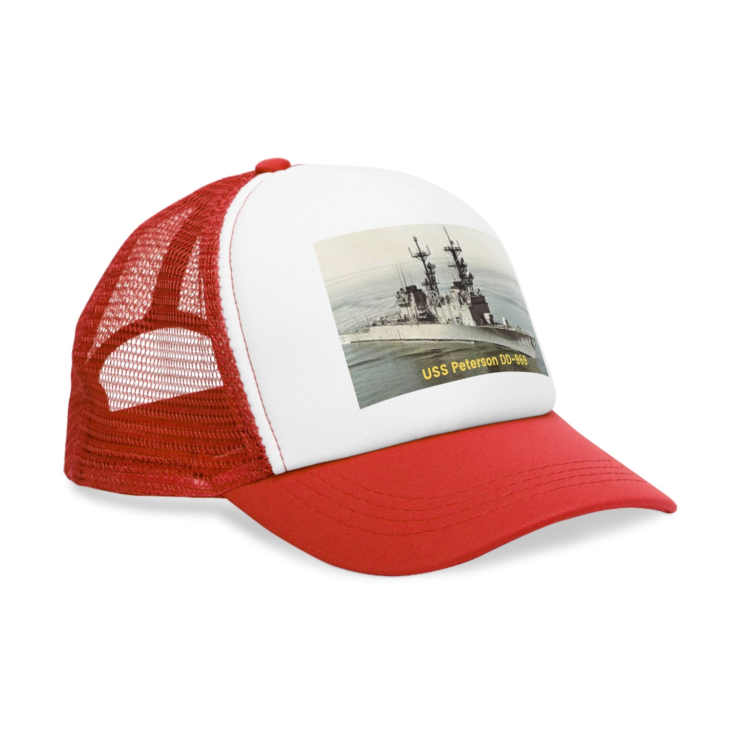 USS Peterson DD-969 Navy POD Smileandlaughtees Mesh Cap