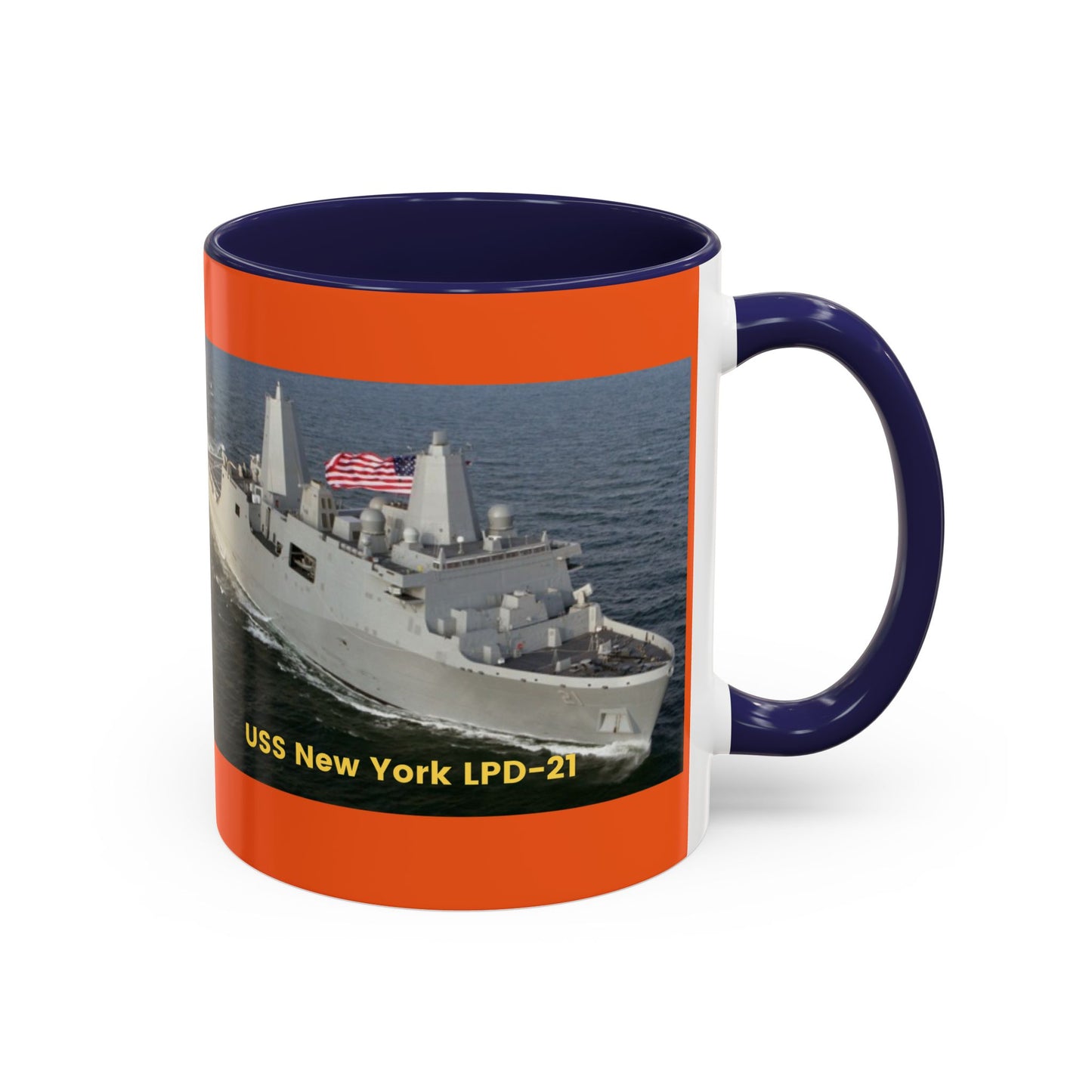 USS Spruance DD-963 Navy POD Smileandlaughtees Accent Coffee Mug (11, 15oz)