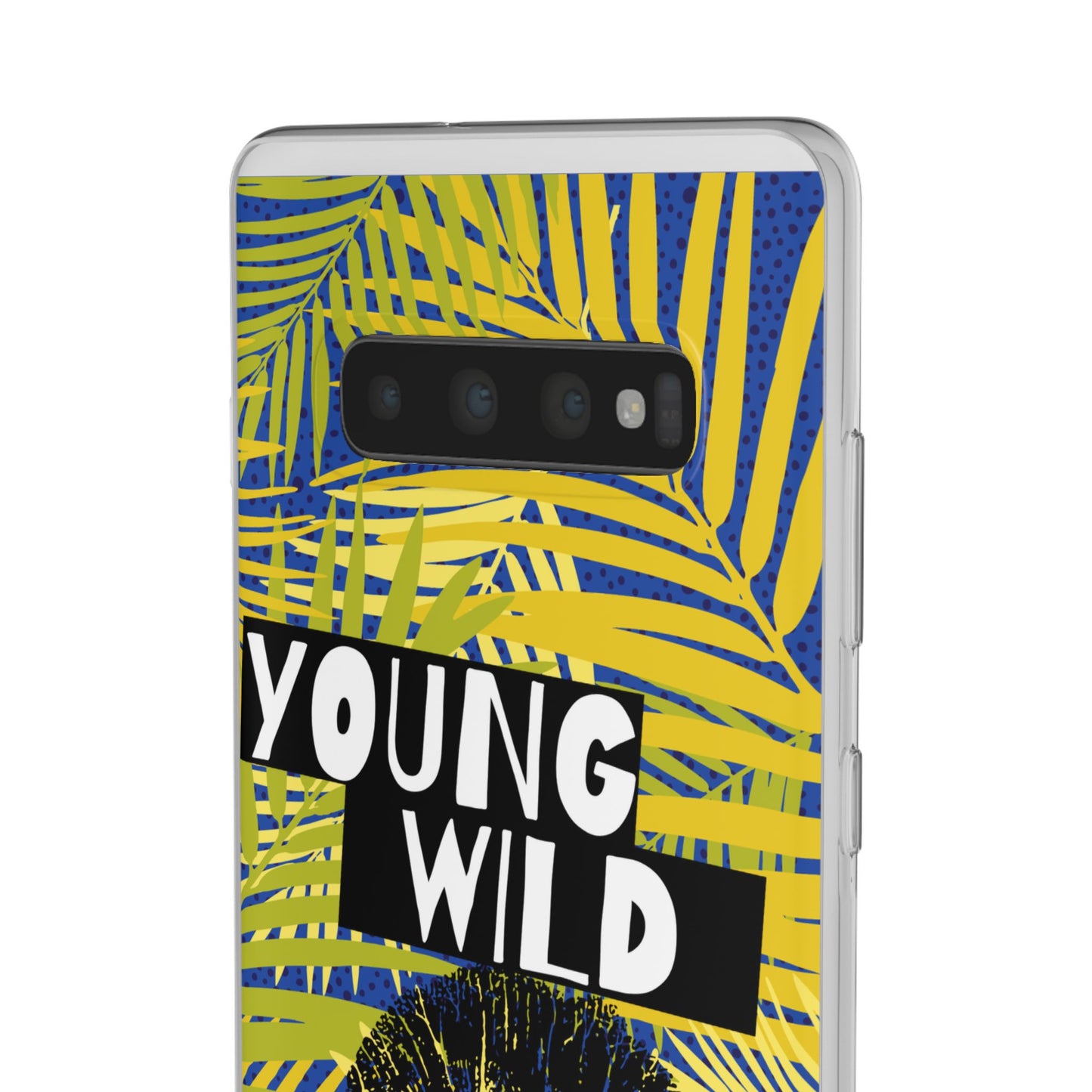 Young Wild Free SmileandLaughTees Flexi Phone Case