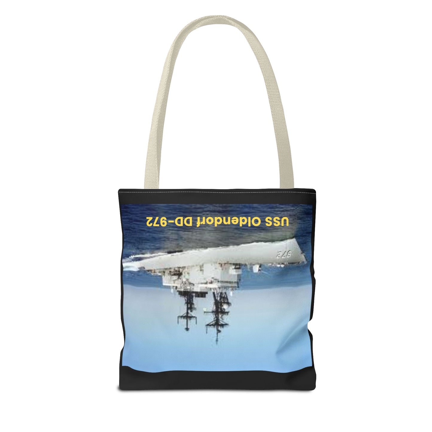 USS John Young DD-973 Navy POD Smileandlaughtees Tote Bag (AOP)