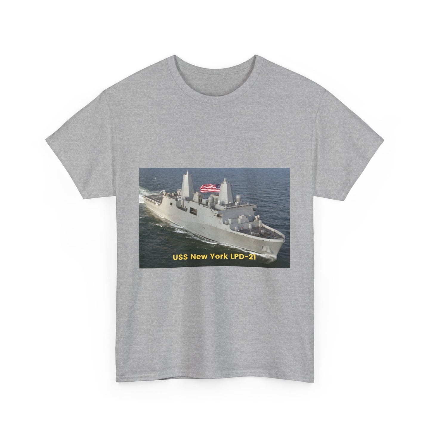 USS Spruance DD-963 Navy POD Smileandlaughtees Unisex Heavy Cotton Tee T-Shirt