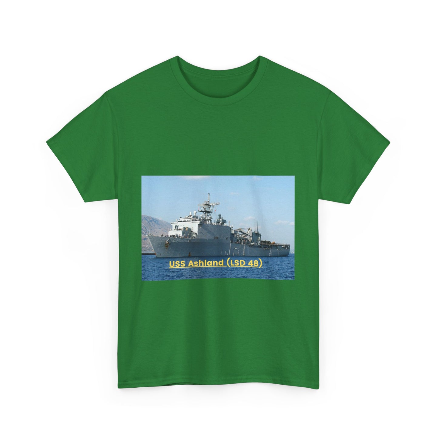 USS America (LHA 6) Navy POD Smileandlaughtees Unisex Heavy Cotton Tee T-Shirt