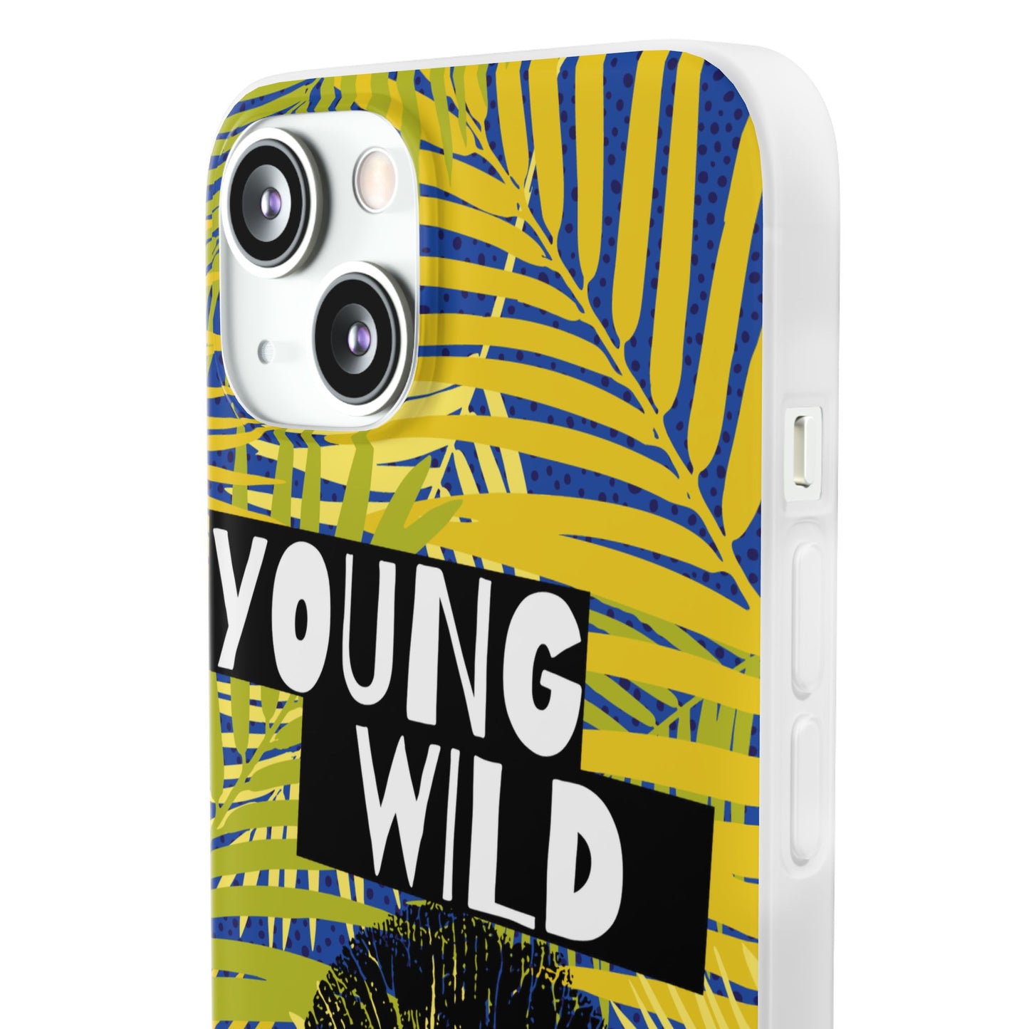 Young Wild Free SmileandLaughTees Flexi Phone Case