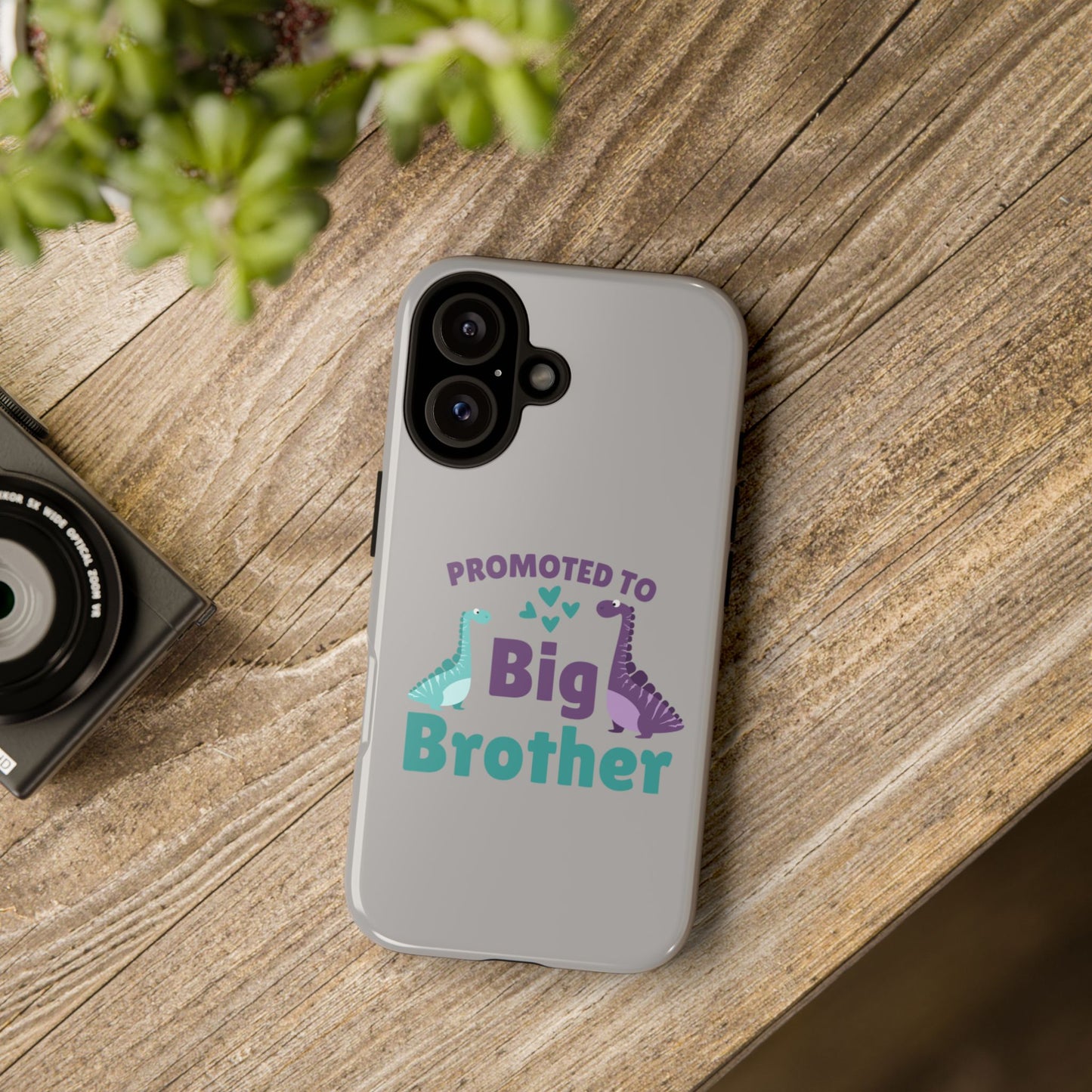 Promoted To Big Brother SmileandLaughTees Tough Phone Case