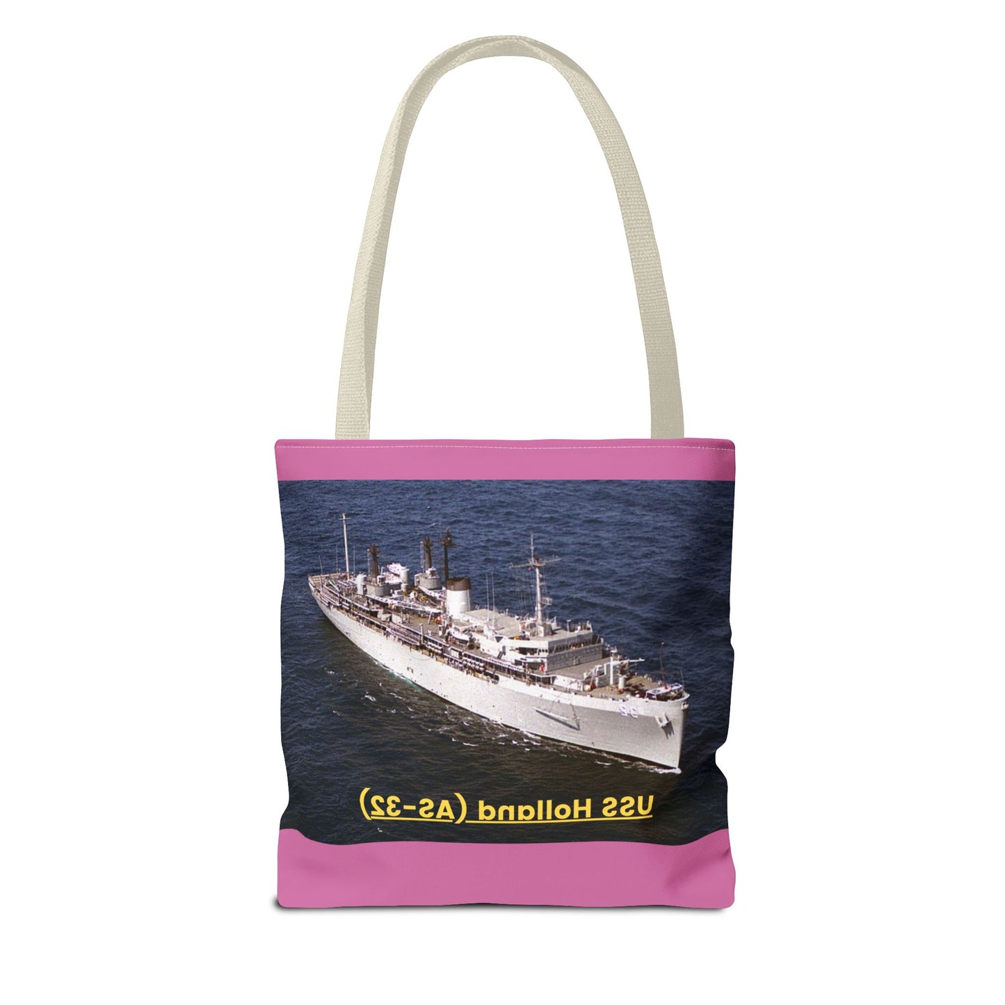 USS Holland (AS-32) Navy POD Smileandlaughtees Tote Bag (AOP)