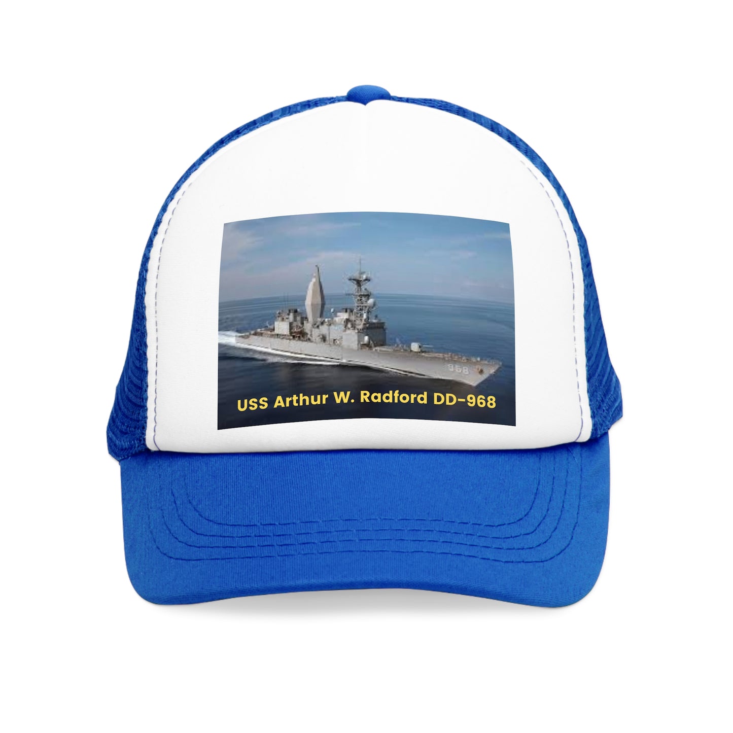 USS Arthur W. Radford DD-968 Navy POD Smileandlaughtees Mesh Cap