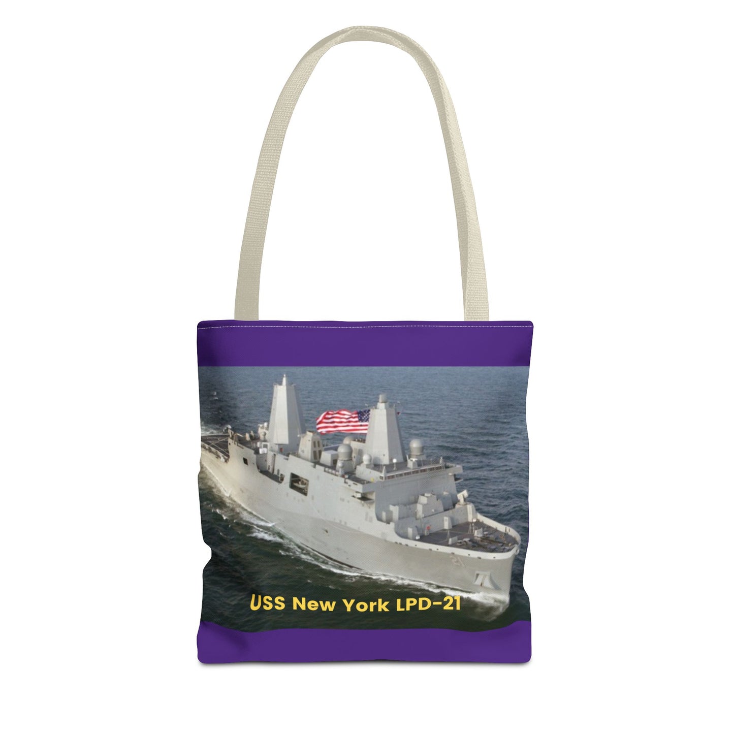 USS Spruance DD-963 Navy POD Smileandlaughtees Tote Bag (AOP)