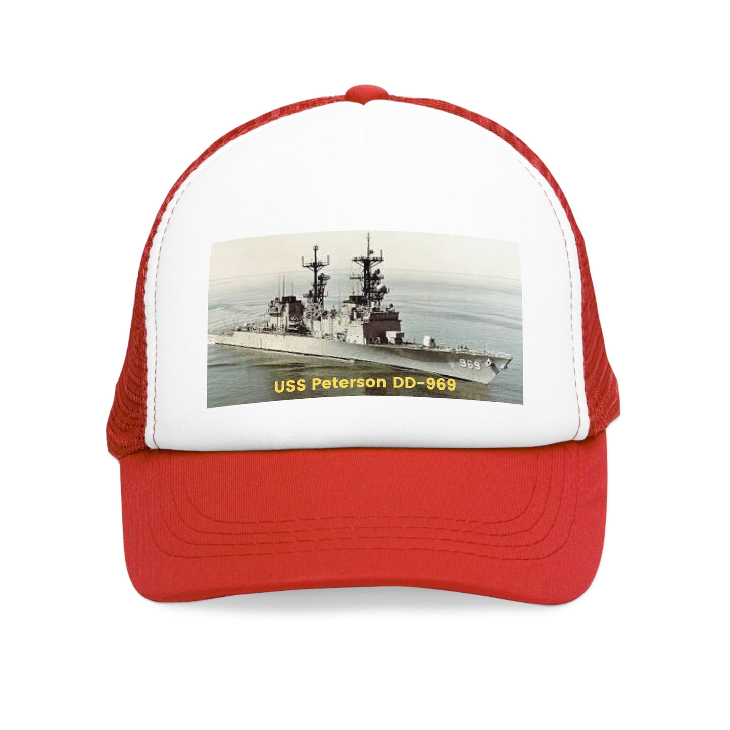 USS Peterson DD-969 Navy POD Smileandlaughtees Mesh Cap