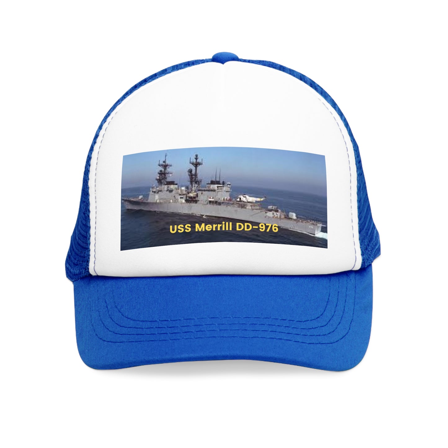 USS Merrill DD-976 Navy POD Smileandlaughtees Mesh Cap