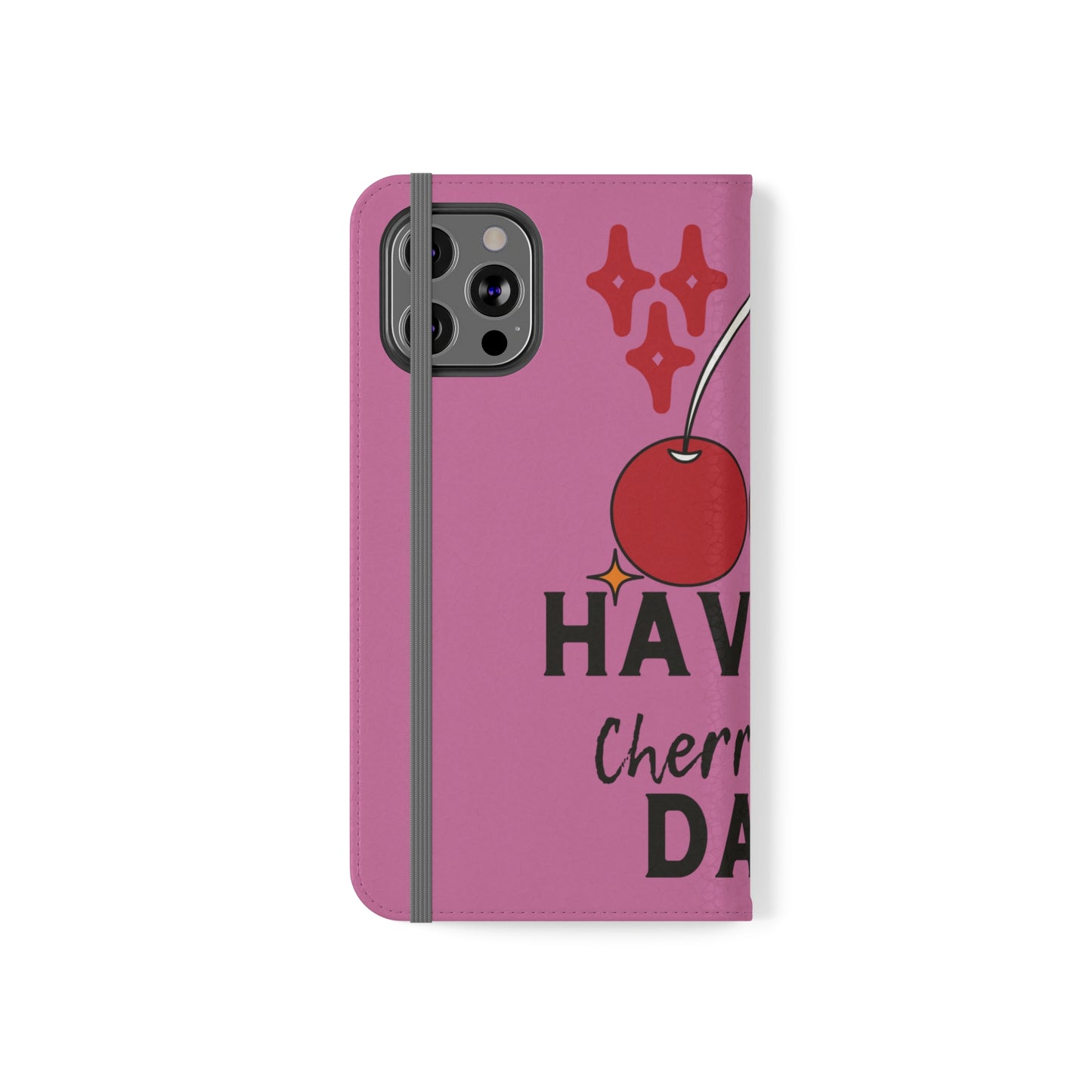 Have A Cherrific Day SmileandLaughTees Flip Phone Case