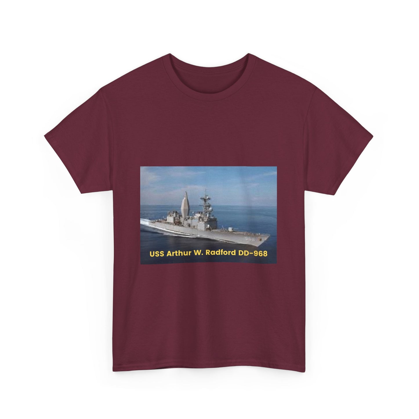 USS Arthur W. Radford DD-968 Navy POD Smileandlaughtees Unisex Heavy Cotton Tee T-Shirt