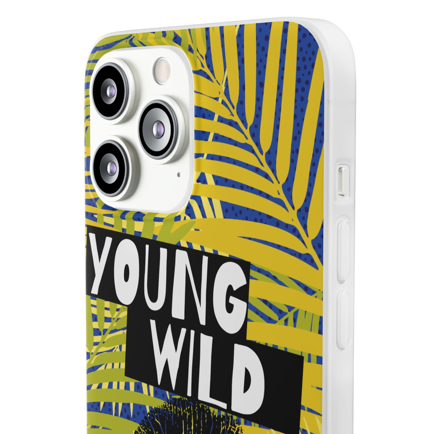 Young Wild Free SmileandLaughTees Flexi Phone Case