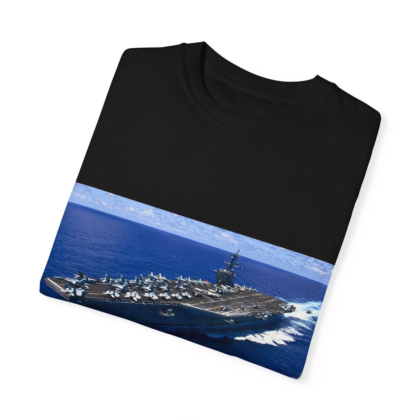 USS Carl Vinson (CVN-70) SmileandLaughTees Unisex Garment-Dyed T-shirt