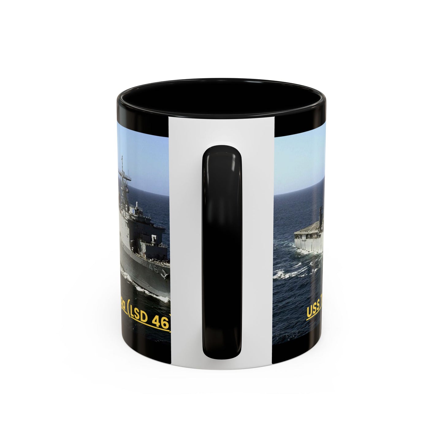 USS Tortuga (LSD 46) Navy POD Smileandlaughtees Accent Coffee Mug (11, 15oz)