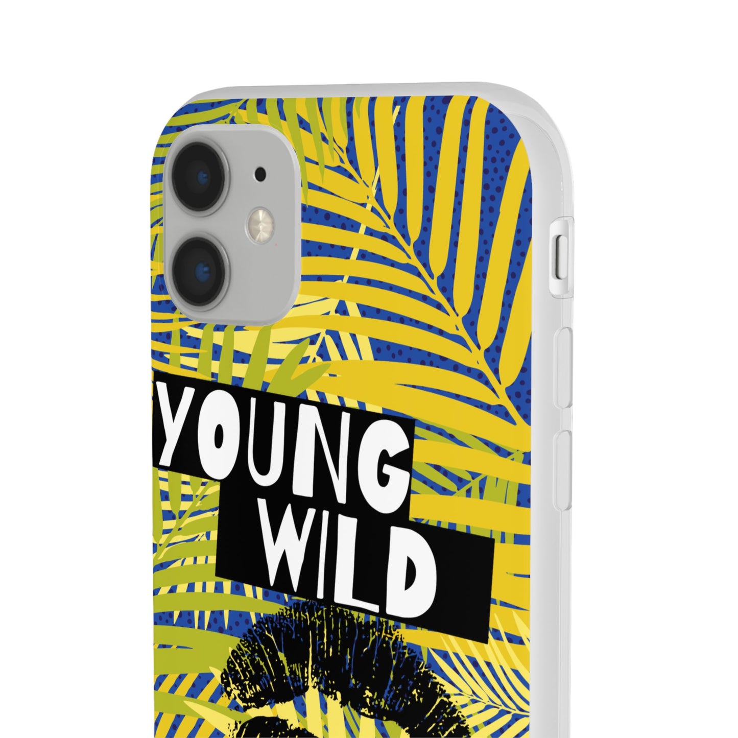 Young Wild Free SmileandLaughTees Flexi Phone Case