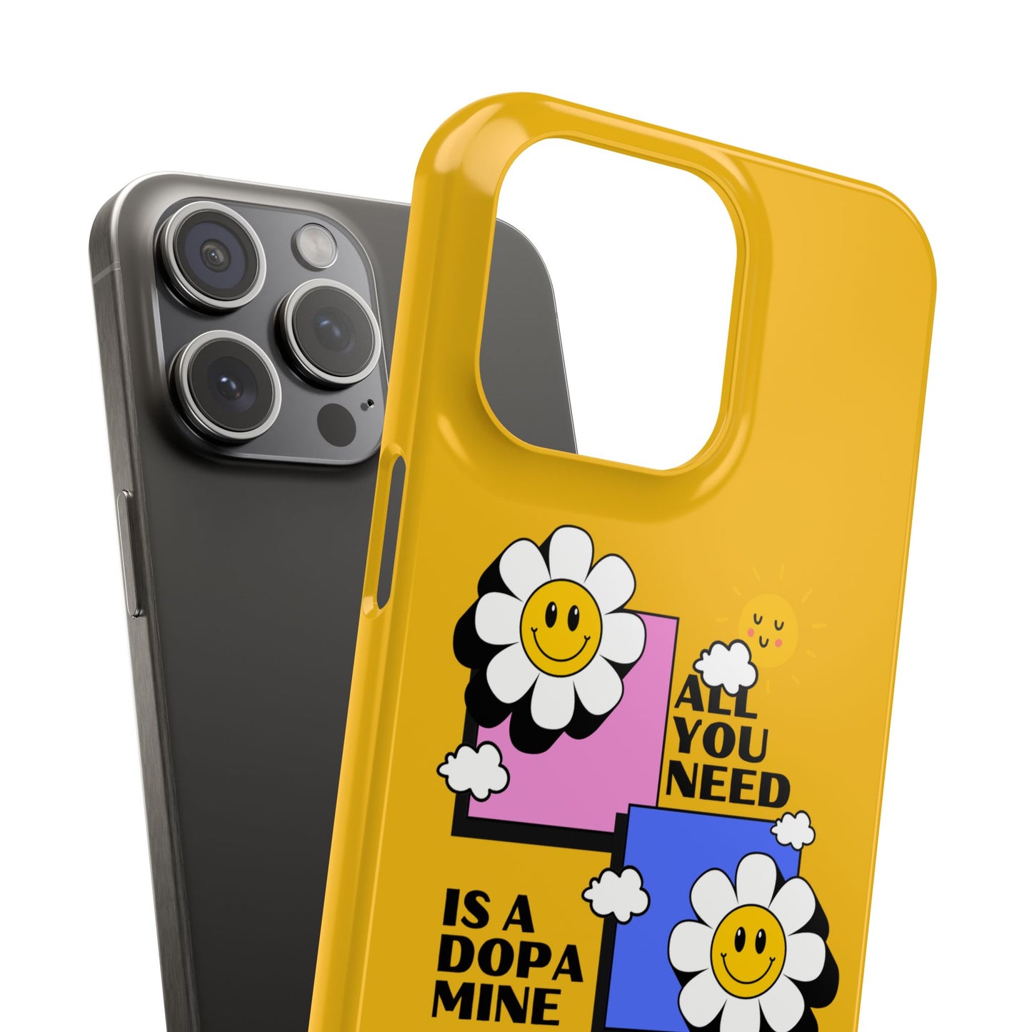 All You Need Is A Dopamine SmileandLaughTees Slim Phone Case