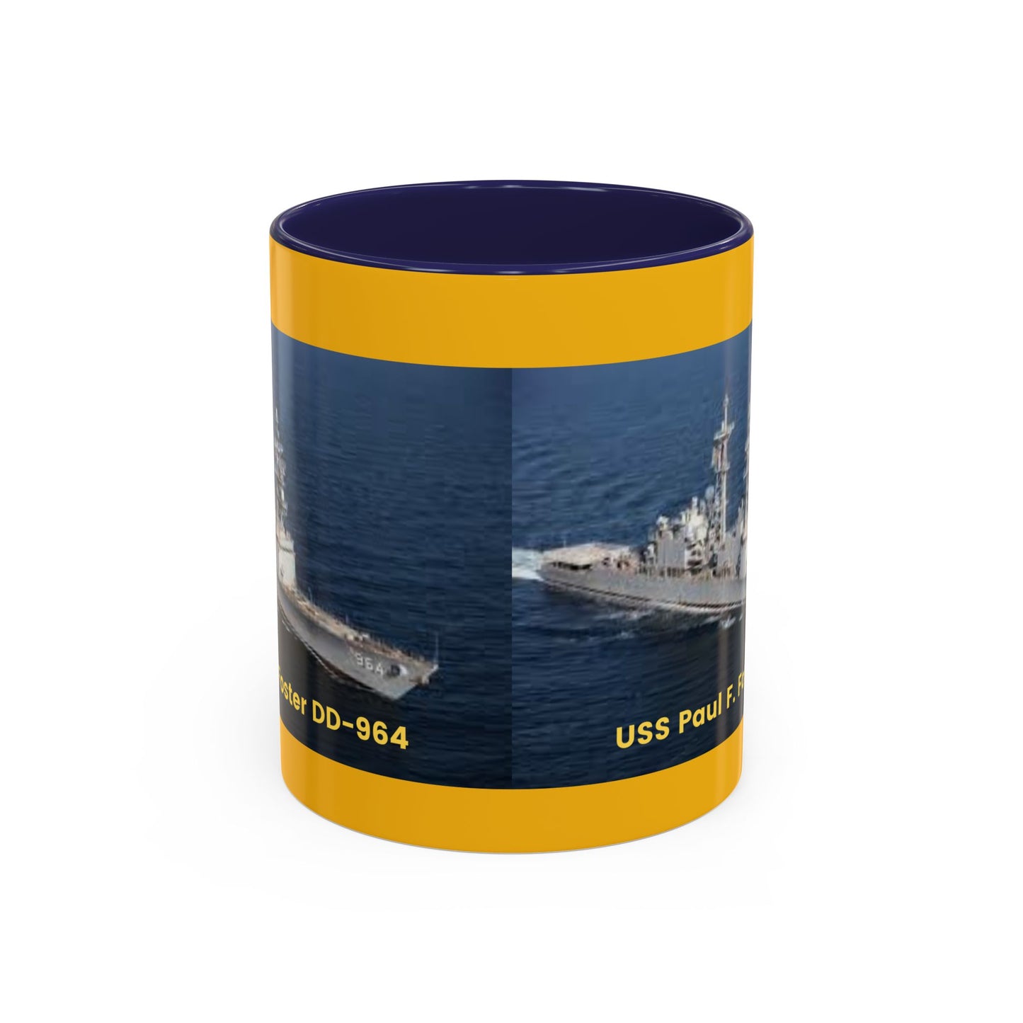 USS Paul F. Foster DD-964 Navy POD Smileandlaughtees Accent Coffee Mug (11, 15oz)