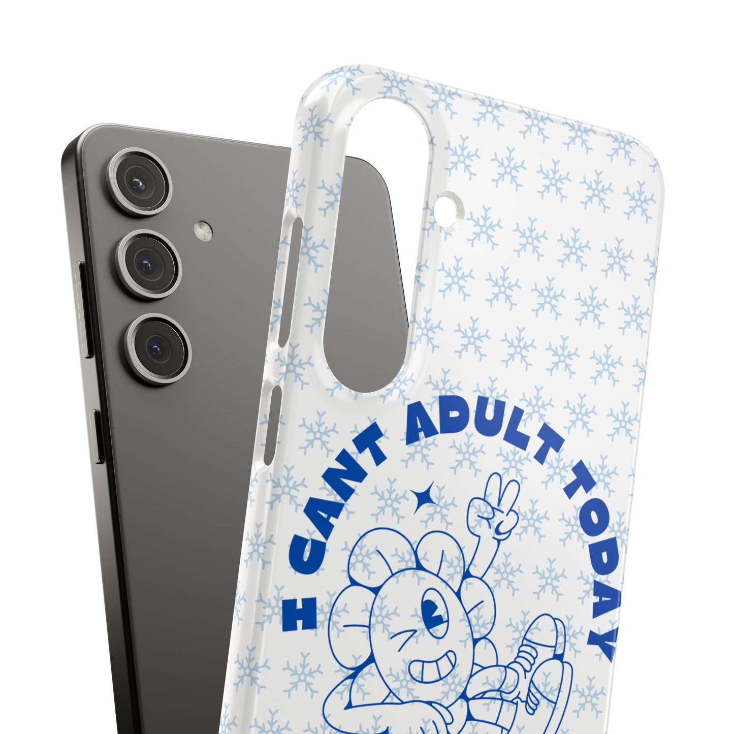 I Cant Adult Today SmileandLaughTees Snap Phone Case