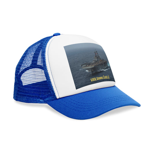 USS Essex (LHD 2) Navy POD Smileandlaughtees Mesh Cap