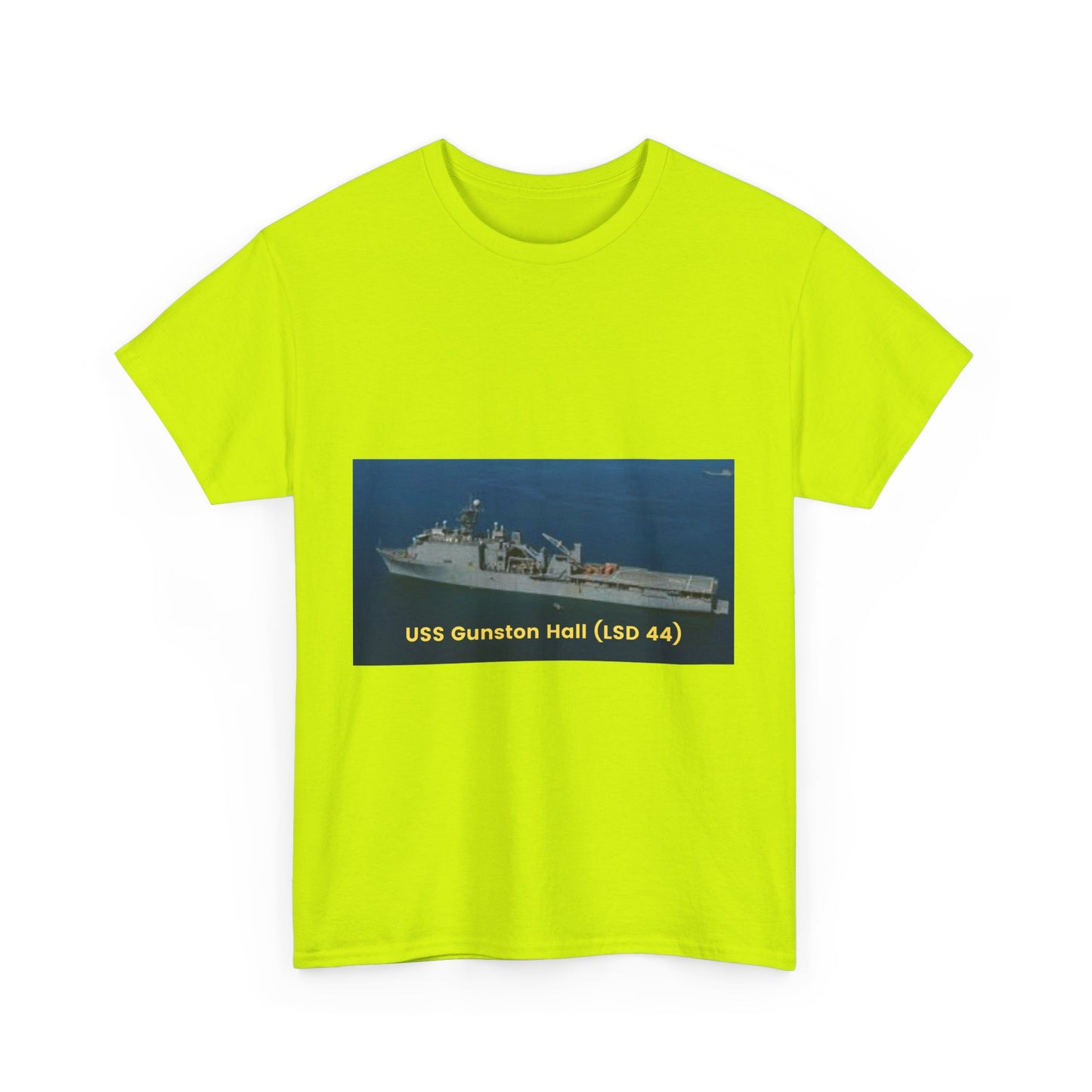 USS Gunston Hall (LSD 44) Navy POD Smileandlaughtees Unisex Heavy Cotton Tee T-Shirt