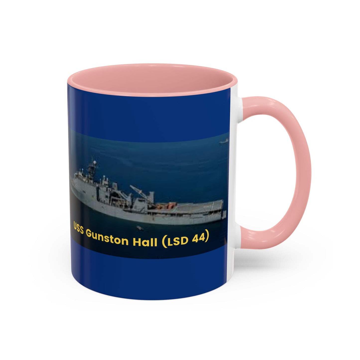 USS Gunston Hall (LSD 44) Navy POD Smileandlaughtees Accent Coffee Mug (11, 15oz)