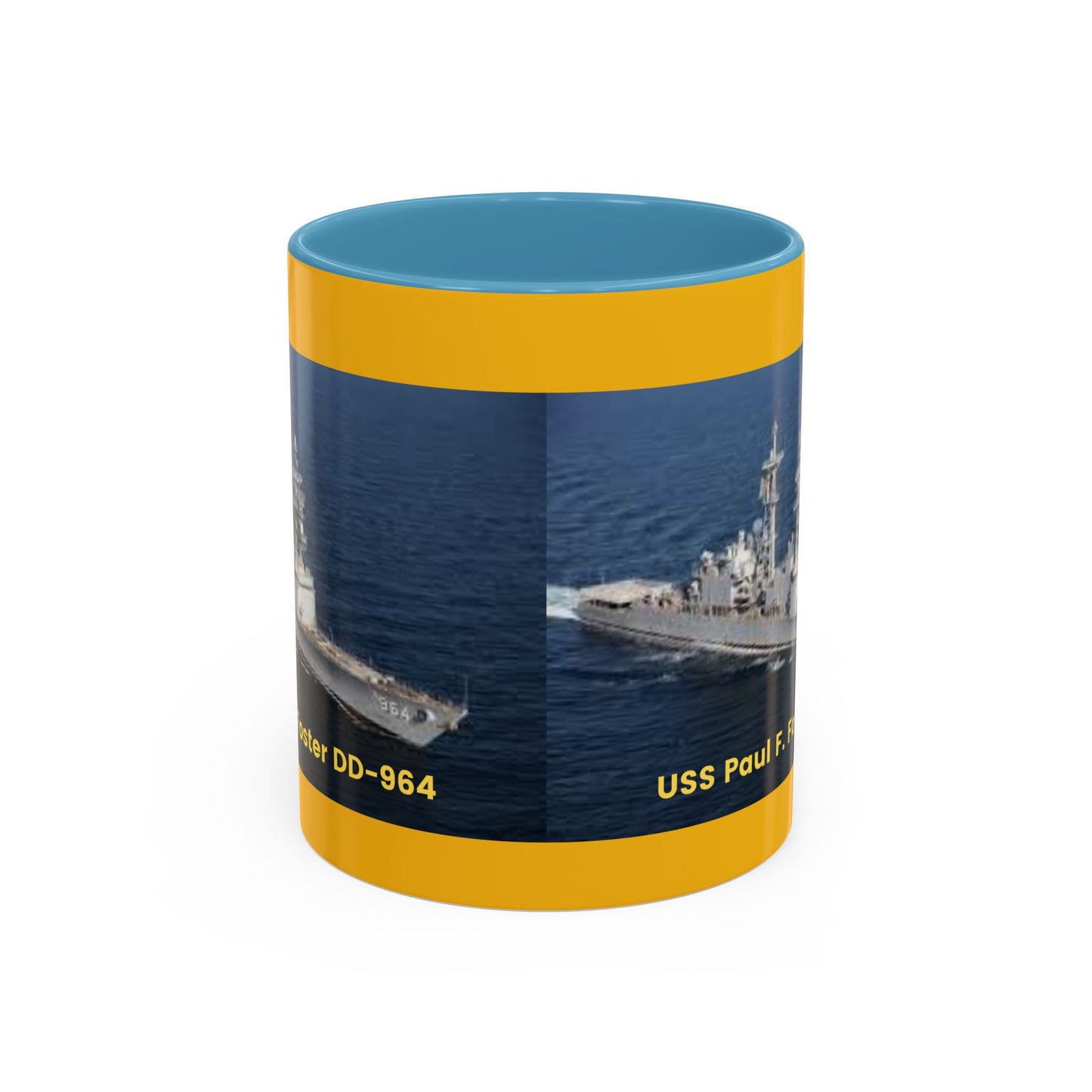 USS Paul F. Foster DD-964 Navy POD Smileandlaughtees Accent Coffee Mug (11, 15oz)