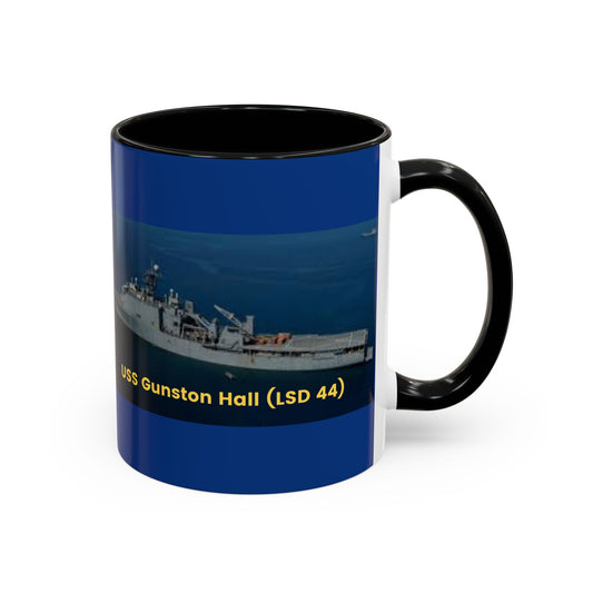 USS Gunston Hall (LSD 44) Navy POD Smileandlaughtees Accent Coffee Mug (11, 15oz)