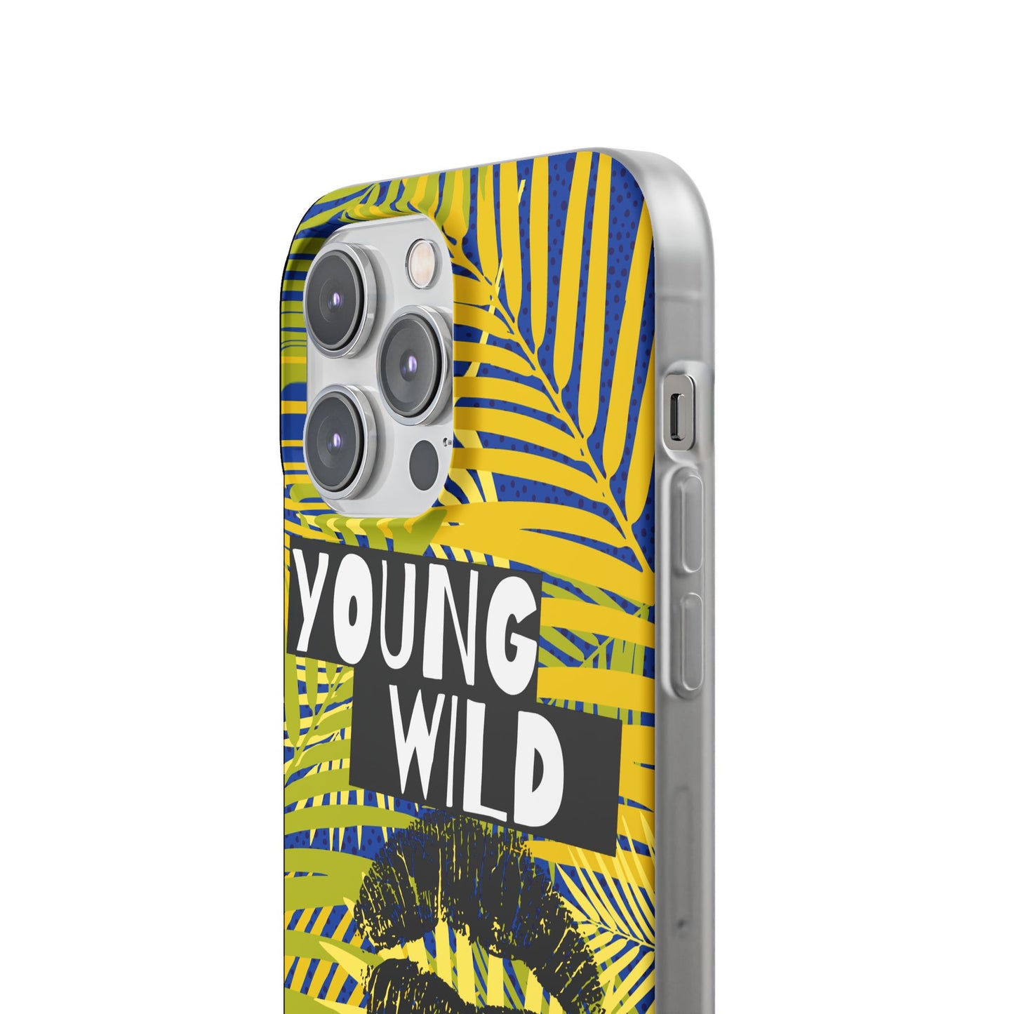 Young Wild Free SmileandLaughTees Flexi Phone Case