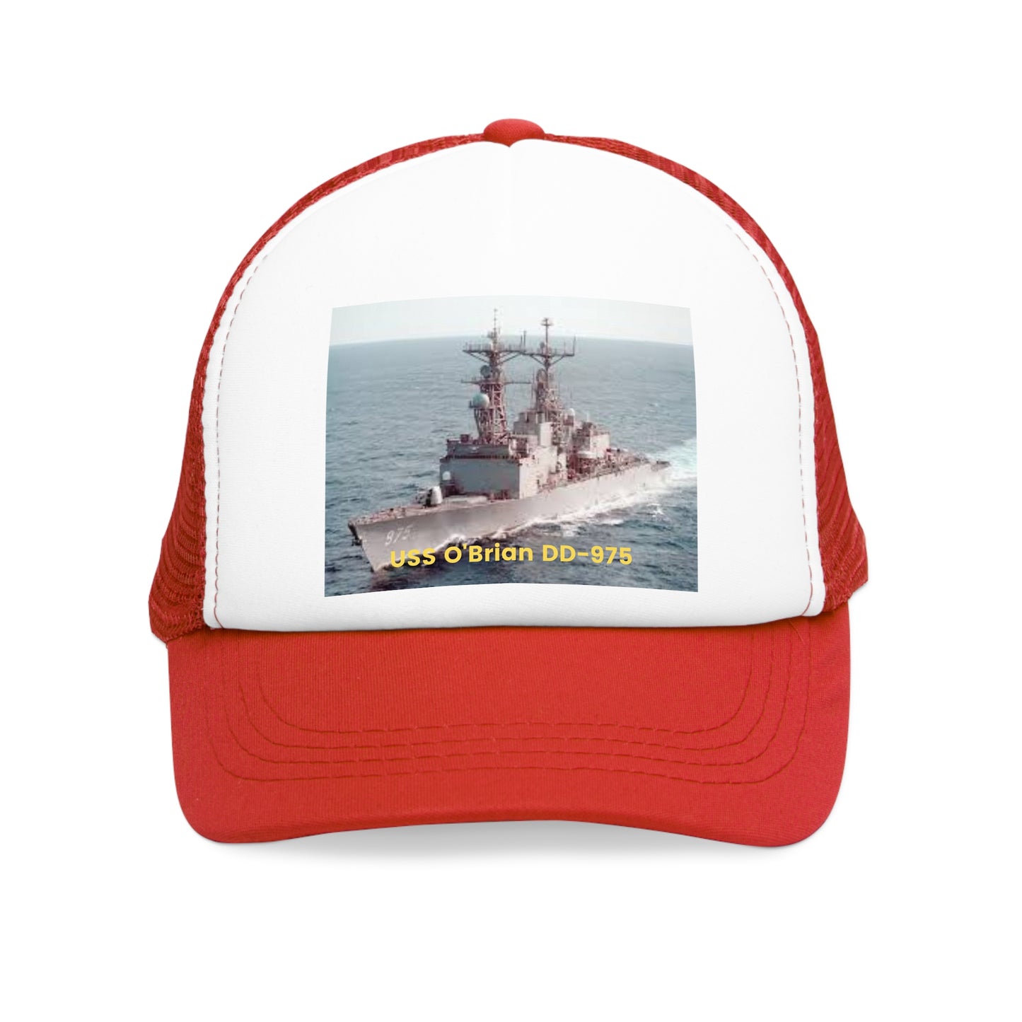 USS O'Brian DD-975 Navy POD Smileandlaughtees Mesh Cap