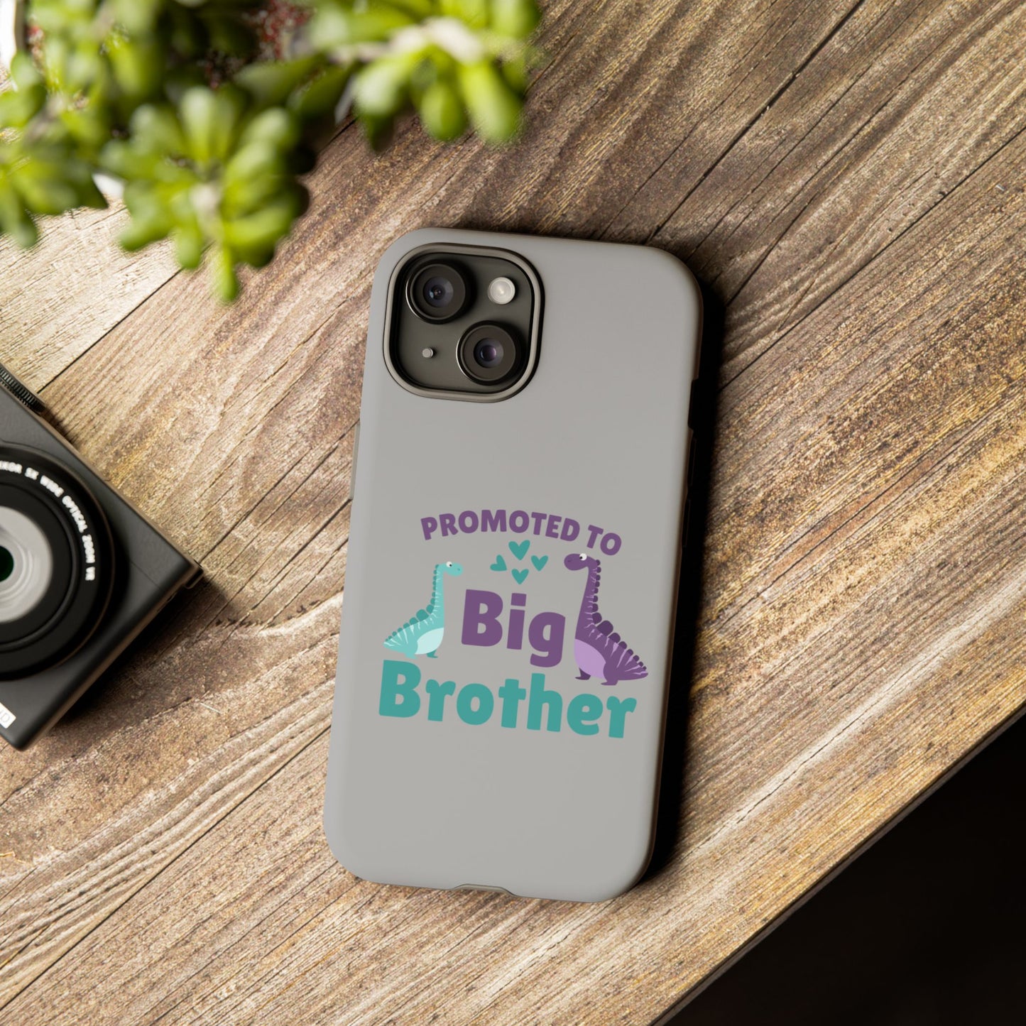 Promoted To Big Brother SmileandLaughTees Tough Phone Case