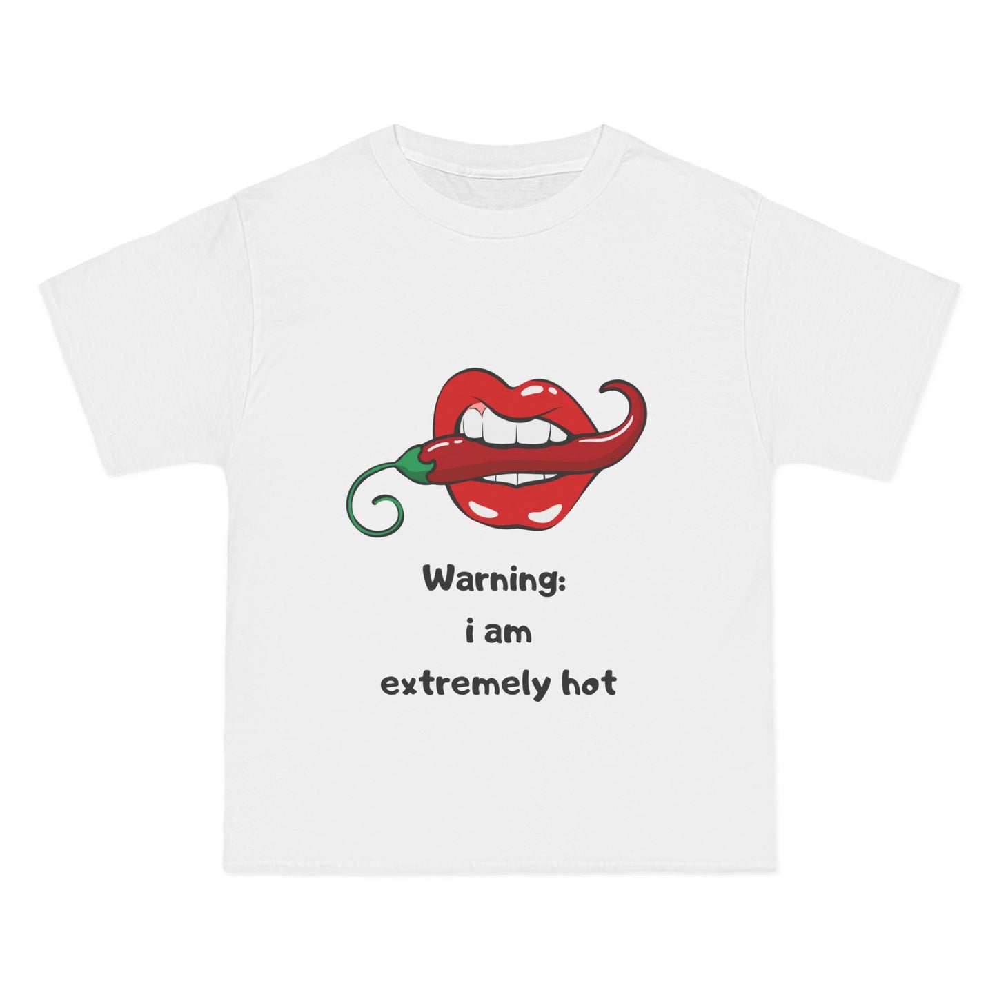 Warning I am Extremely Hot SmileandLaughTees Beefy-T®  Short-Sleeve T-Shirt