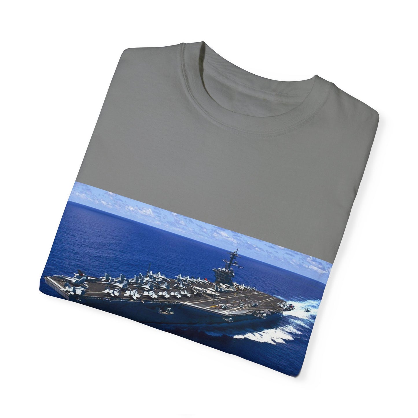 USS Carl Vinson (CVN-70) SmileandLaughTees Unisex Garment-Dyed T-shirt