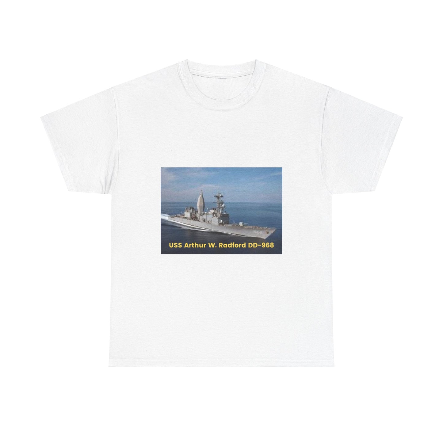 USS Arthur W. Radford DD-968 Navy POD Smileandlaughtees Unisex Heavy Cotton Tee T-Shirt