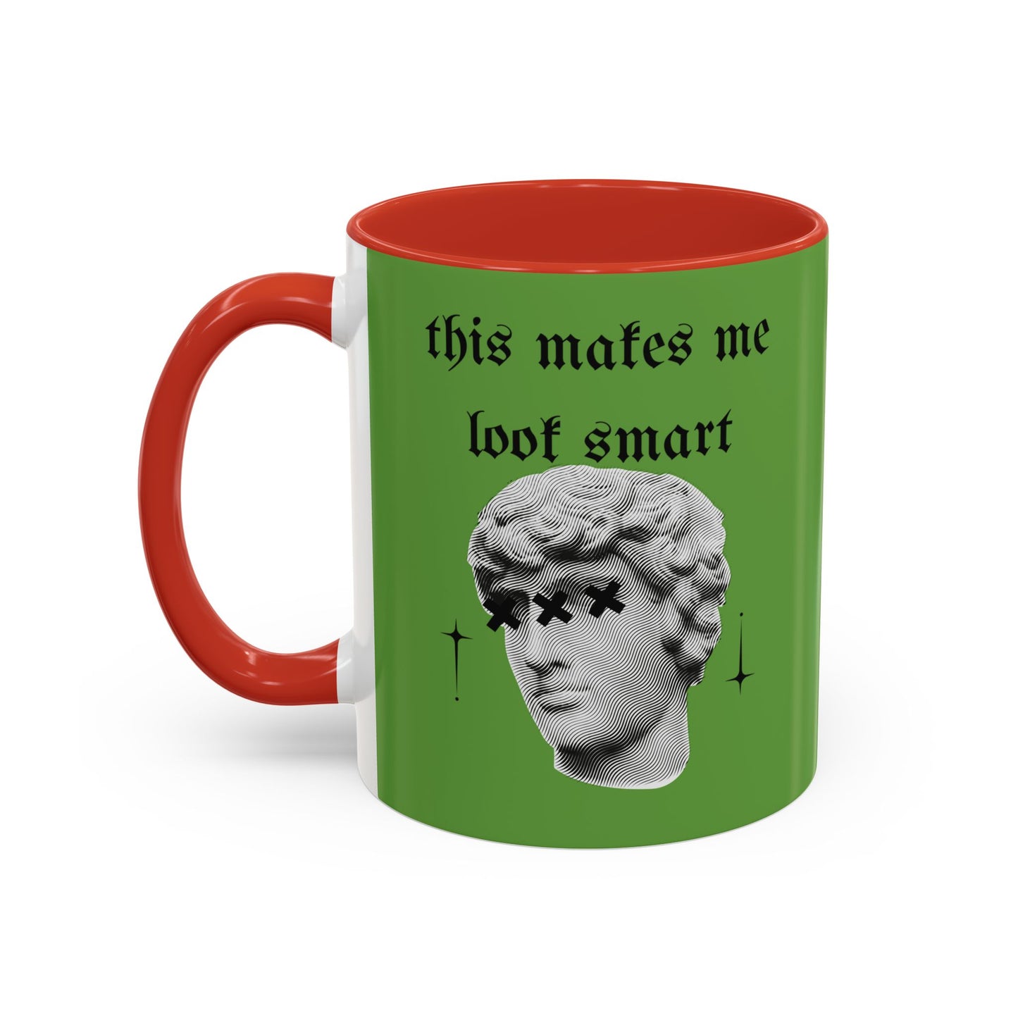 This Makes Me Look Smart SmileandLaughTees Accent Coffee Mug (11, 15oz)