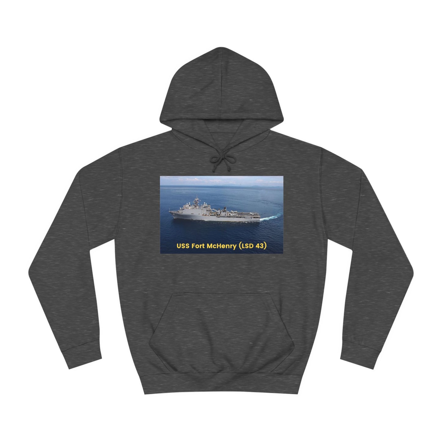 USS Fort McHenry (LSD 43) Navy POD Smileandlaughtees Unisex College Hoodie