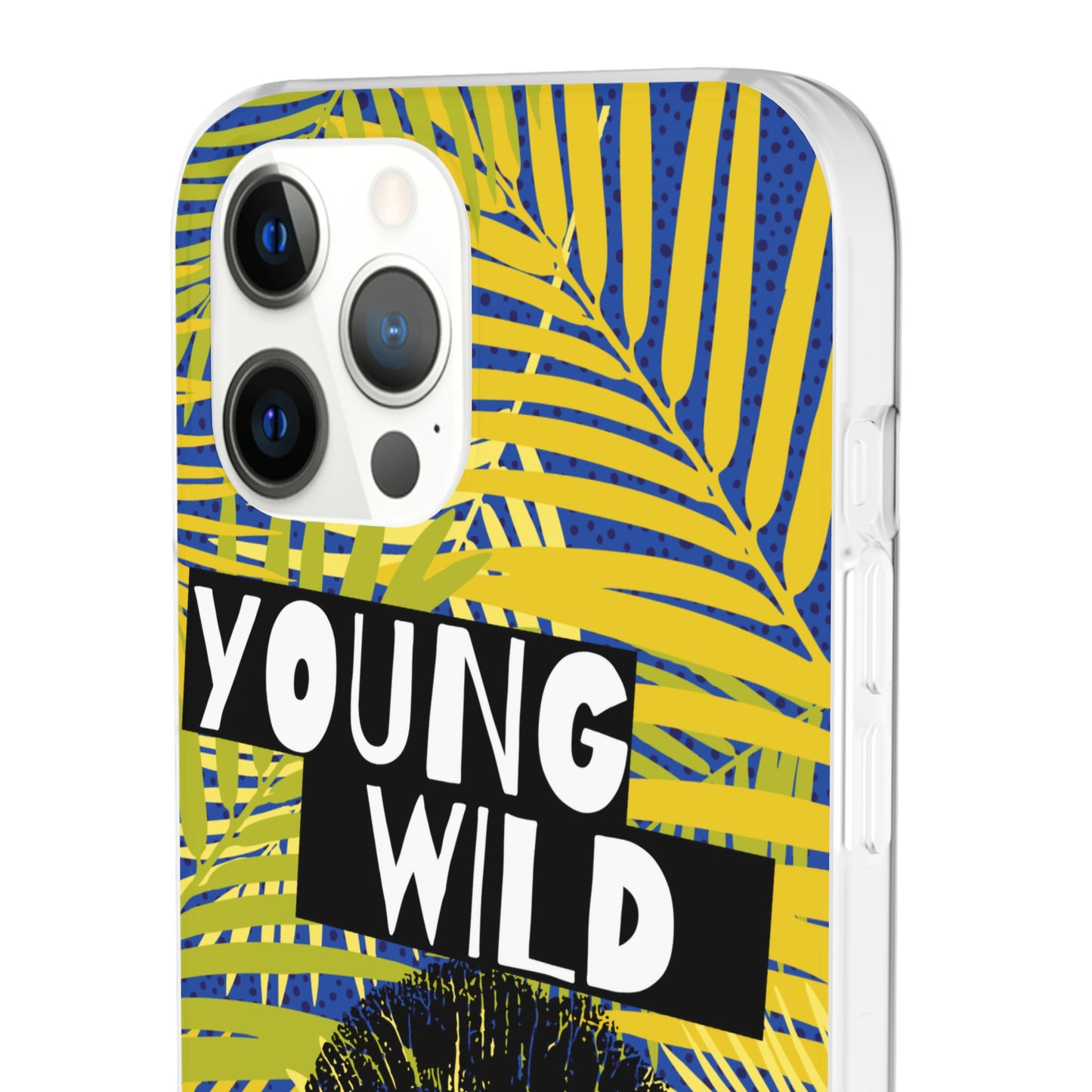 Young Wild Free SmileandLaughTees Flexi Phone Case