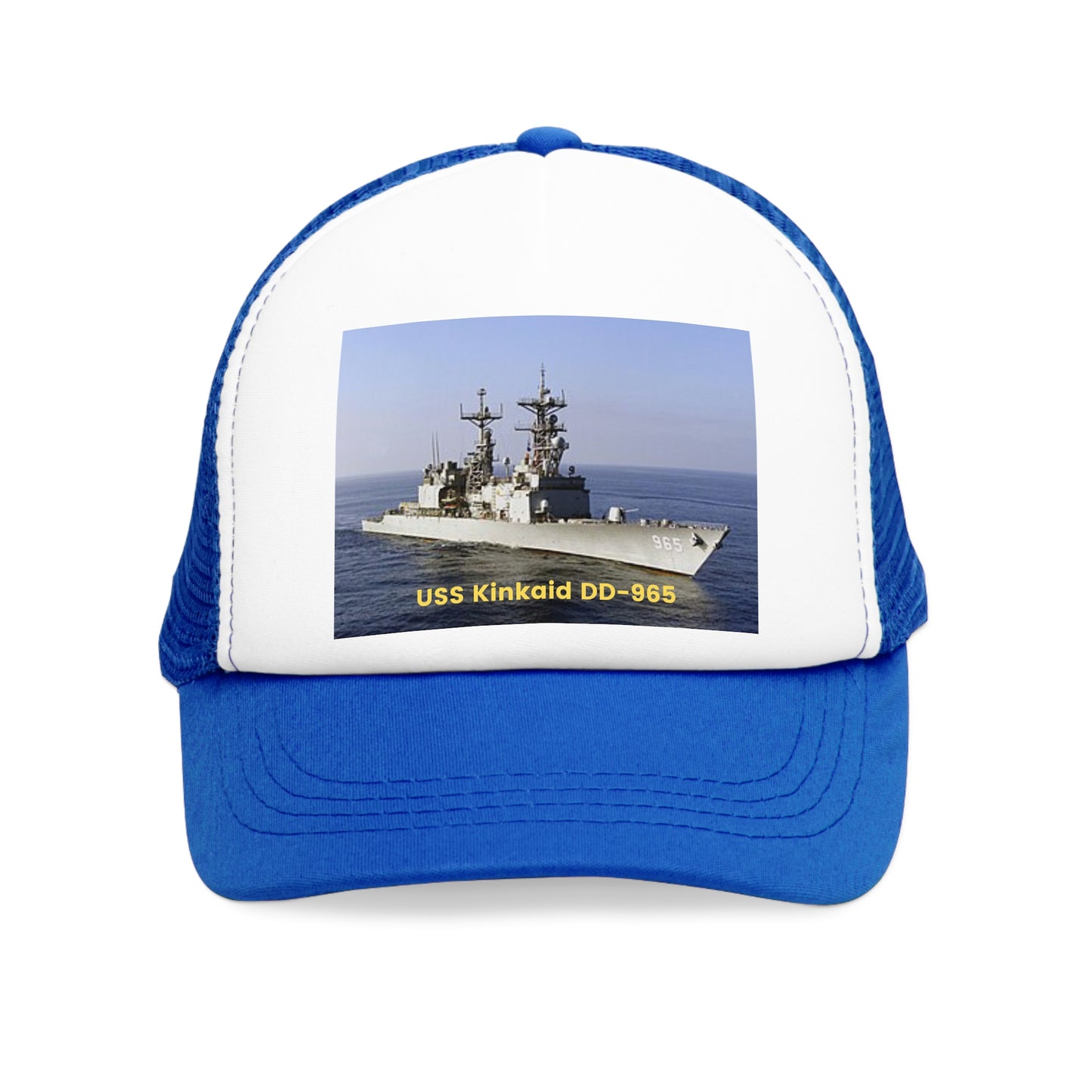 USS Kinkaid DD-965 Navy POD Smileandlaughtees Mesh Cap