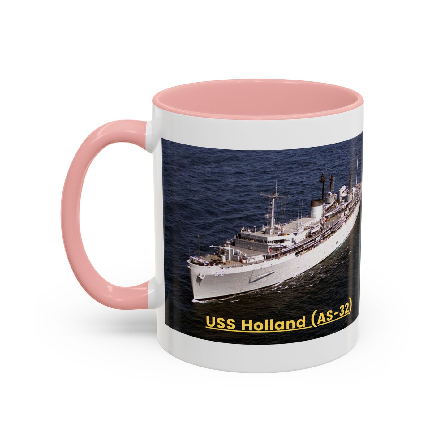 USS Holland (AS-32) Navy POD Smileandlaughtees Accent Coffee Mug (11, 15oz)